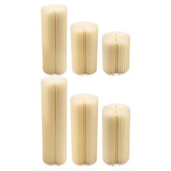 3 Pcs Foldable Paper Column Display Stands Cylinder Flowers Stand Dessert Table