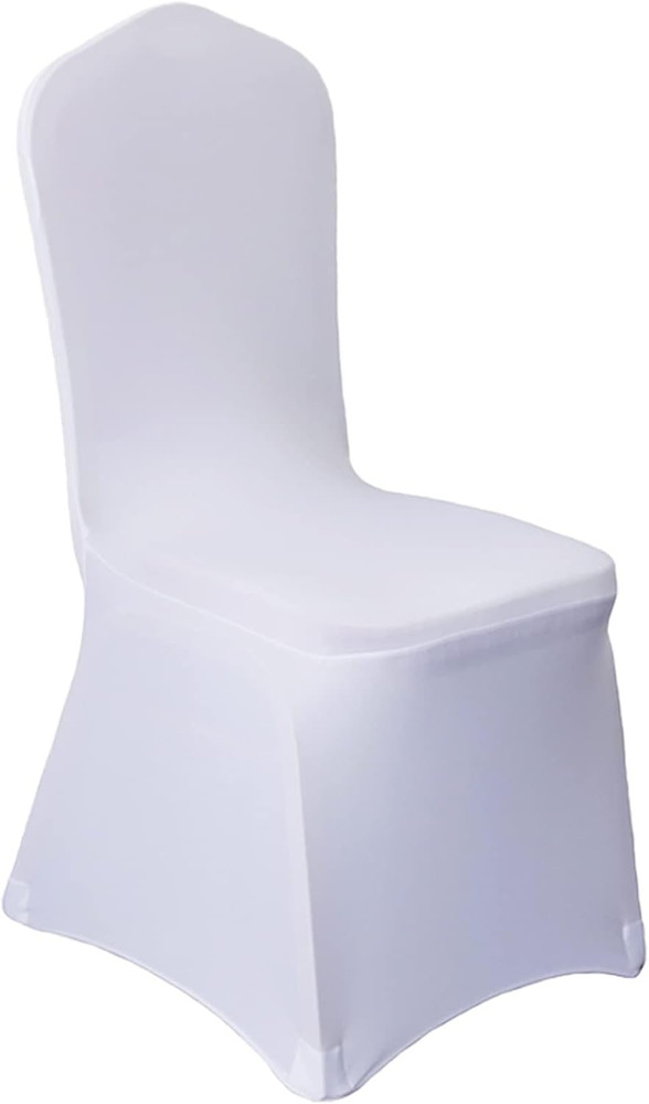 100 Pcs White Washable Removable Universal for Wedding Party Dining Banquet Poly