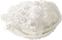 Elegant White Wedding Lasso Rope, Traditional Satin Cord – Unity Symbol (4.3ft)