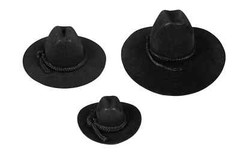 1 pc 2″ 3″ 4″Mini Cowboy Hat Western Wedding Decoration Red /Brown /Black /White