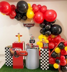150PCS Race Car Balloons Arch Garland Kit Racing Car Birthday Party Checkered…