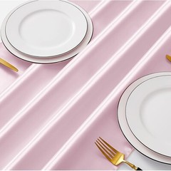 5 Pcs Satin Table Runner Wedding Banquet Decoration Tablecloth Party (12″X108″)