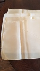 4 Satin Table Runners Champagne 108″ x 11″ Linen Wedding Reception Party NEW