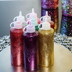 4 oz Bottle Sparkly Extra Fine DIY Art Glitter Glue Wedding Party Decorations
