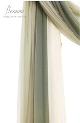 Floroom Wedding Arch Draping Fabric 3 Panels 20Ft Chiffon Fabric Drapes Arbor…
