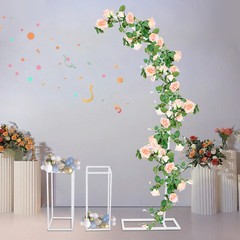 2m/6.56ft Arched Stand Height,Wedding Centerpieces,Metal Wedding Flower Stand