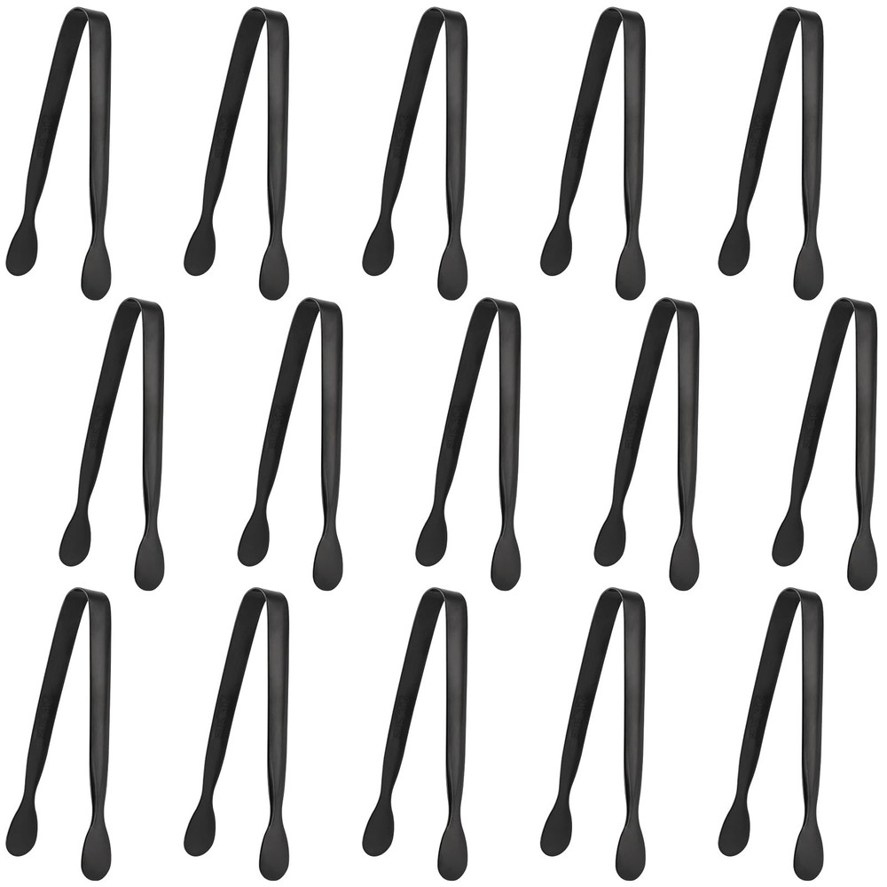 15 Piece Small Ice Cream Tongs Sugar Tongs, 11cm Sugar Tongs Set, Ice Tongs Stainless Steel…