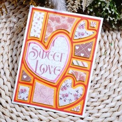 Heart Rectangle Frame Metal Die Cuts,Splicing Rectangular Background Wedding …