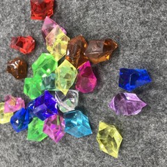 Colorful Acrylic Crystal Gem Stone ICE Rocks Table Scatter Vase Decoration-Craft