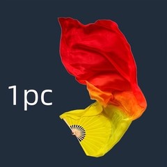 1PC Three Color Gradient Dance Performance Props, Fans, Handicrafts, Gifts