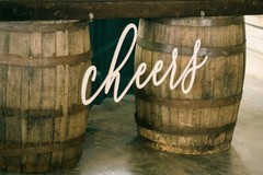 Cheers Sign for Backdrop,Wedding Bar Sign,Wedding Grass Wall Decor for Bridal…