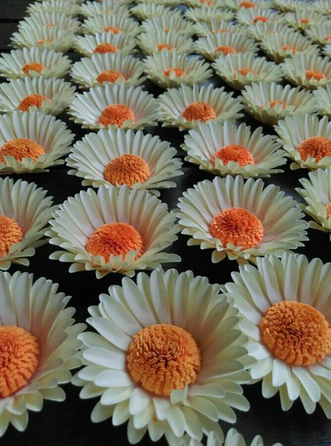 Paper flower handmade 3D handcraft wedding party venue decoration 50 pieces