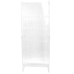 Clear 5 ft Acrylic 5-Tier Wine Glass Rack Champagne Flute Holder Stand Party