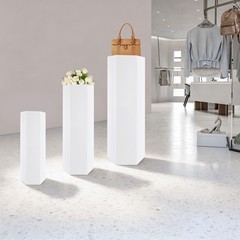 3Pcs Acrylic Display Stand Cake Flower Pedestal Stand For Party Wedding Retail