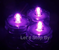 24 Pink SUBMERSIBLE Wedding Party Decoration LED Floralyte Tea Party Light