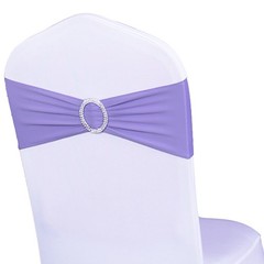 Pack of 50 spandex chair sashes bows for wedding party chair decorations