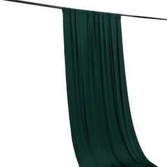 5 ft x 10 ft HUNTER GREEN 4-Way Stretch Spandex Divider Backdrop Curtain Wedding