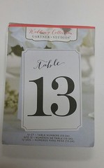 Gartner Studios Wedding Collection 13-24 Reception Table Numbers 12 Count