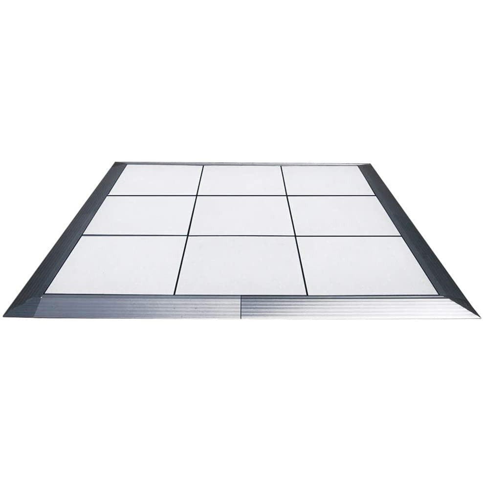 Portable Dance Floor 18′ x 18′ Commercial White Event Party Waterproof Tiles