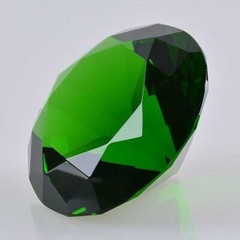 Ship From USA 100mm Clear Crystal Diamond Paperweight Home Wedding Decoration Cr
