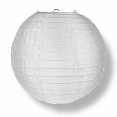 Quasimoon 18″ White Nylon Lantern (10 PACK) by PaperLanternStore