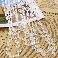 Acrylic Strands Bead Curtain 10m DIY Decoration For Wedding Party Festivals