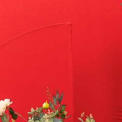 4 Matte RED Fitted Spandex Half Moon Wedding Arch Backdrop STAND COVERS Party