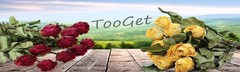 Toot Natural Dried Flowers Bouquet, 10 Pcs Red Dried Roses Bouquet for