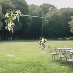 10ft x 10ft Backdrop Stand Pipe Kit Heavy Duty Wedding Back Adjustable Stand