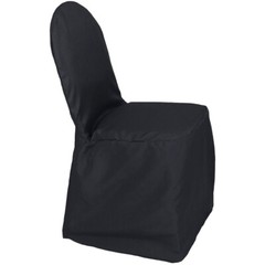 YCC Linens – 6 Pack Polyester Banquet Chair Covers, Slip Covers for Weddings