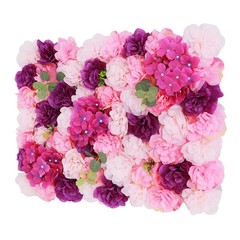 6 Pcs Artificial Flower Wall Panel For Wedding Backdrop Decor Outdoor 60X40CM