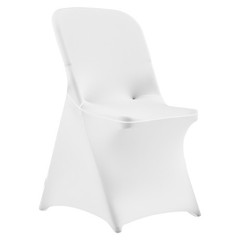 Uimoso30PCS White Stretch Spandex Chair Covers for Weddings, Parties, and Dining