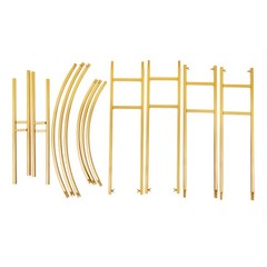 Metal Arch Backdrop Stand Gold Arch Wedding Decoration Rack Indoor/Outdoor Stand