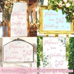Welcome to Our Wedding Signs Wedding Welcome Mirror Decals Wedding Welcome Si…