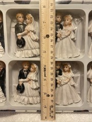 Wedding Magnets Decor Bride Groom Mr Mrs Lot of 12 New In Box