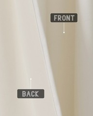 SMILETIME Ivory White 108in Long Velvet Curtains with Rod Pocket Thermal Insu…