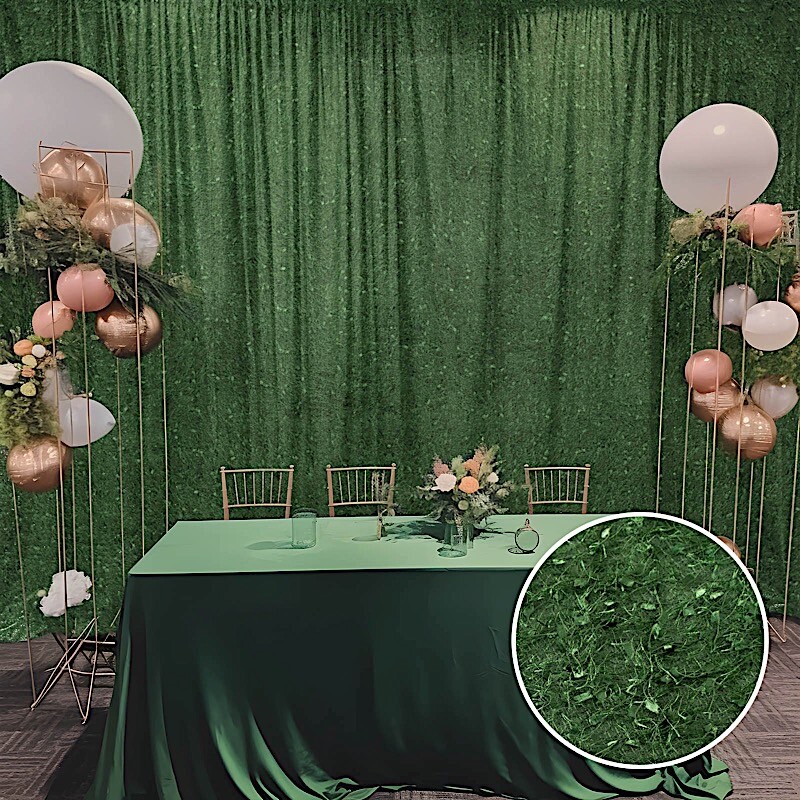 8×8 feet Shaggy Fringe Polyester Backdrop CURTAIN Panel Party Events Decorations