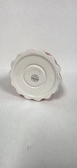 Vintage Ceramic Candle Shade Tealight Luminary Pink Roses Shabby Chic Cottage