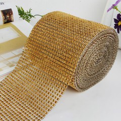 1/10 Yard Rhinestone Mesh Roll Rhinestone Bling Ribbon Craft Party Wedding Decor