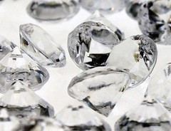 3/4″ Acrylic Diamond Confetti Crystal Gem Stone Table Scatter 240 PCS 14 Colors
