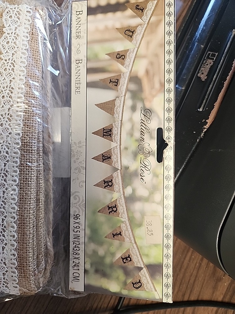 Rustic Wedding | “Just Married” | Burlap Banner | Reception Decor