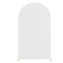 Round Top Double Sided Arch Backdrop Cover For Decorating Birthday Party Wedding