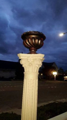 20cm/7.87in Round Column Wedding Ceremony Party Decoration Reusable Mould Pedest