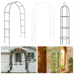 Metal Garden Arch Trellis Outdoor Arbor For Wedding Bridal Plant Climbing Decor