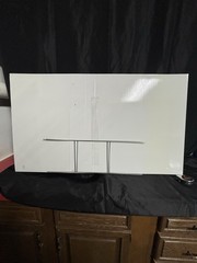 Wedding Direction Sign Black & White 48″ x 24″ Plastic Rectangle