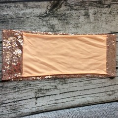 rose gold blue glitter sequin chair bands spandex sashes tie bow ribbon wedding
