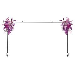 Wedding Stand with Telescoping Width (3.94-6.56ft), Sturdy Metal Construction