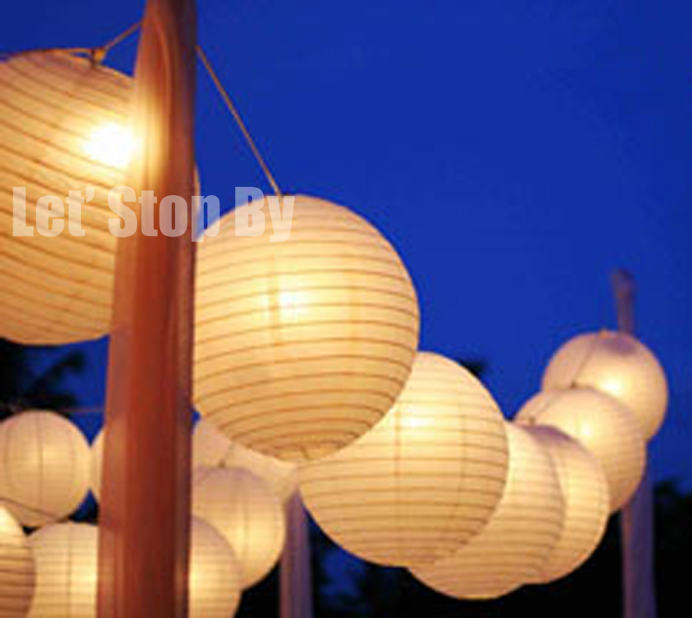 12X round Chinese paper lanterns 6″ 8″ 10″ 12″ 16″ 24 Wedding Floral decorate
