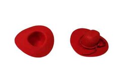 1 pc 2″ 3″ 4″Mini Cowboy Hat Western Wedding Decoration Red /Brown /Black /White