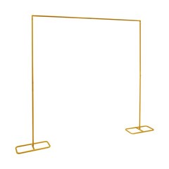 Metal Wedding Arch Frame Gold Iron Garden Party Stand Backdrop Flower Display